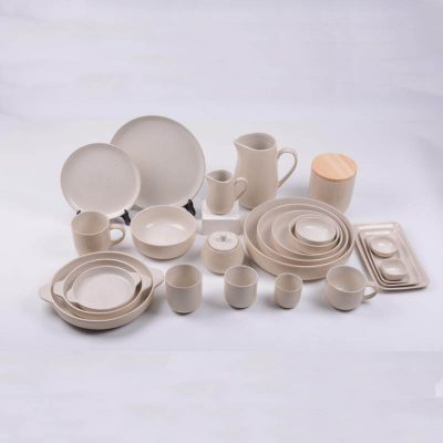 reactive stoneware dinnerware set