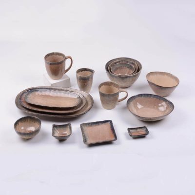 reactive stonewawre dinnerware set