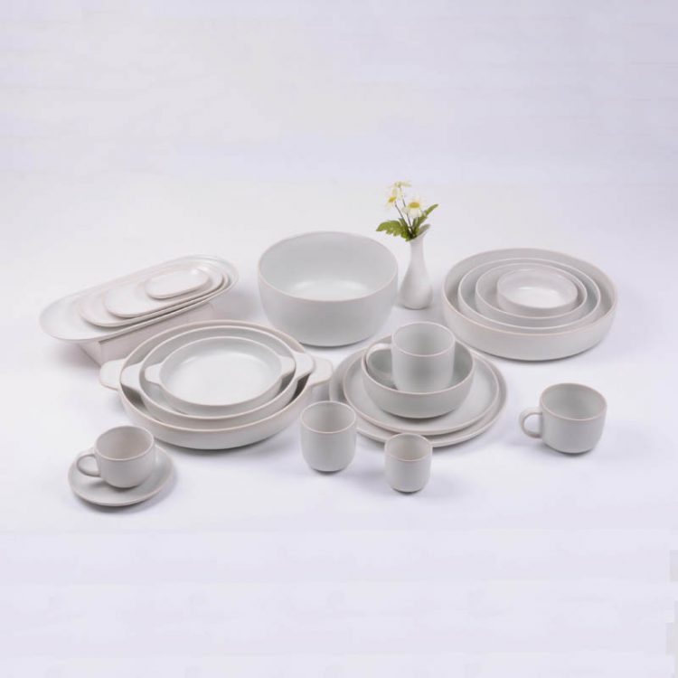 reactive stoneware dinnerware set