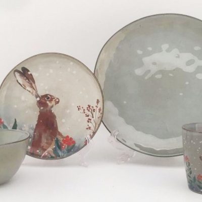 christmas cardinal dinnerware costco stoneware bowls