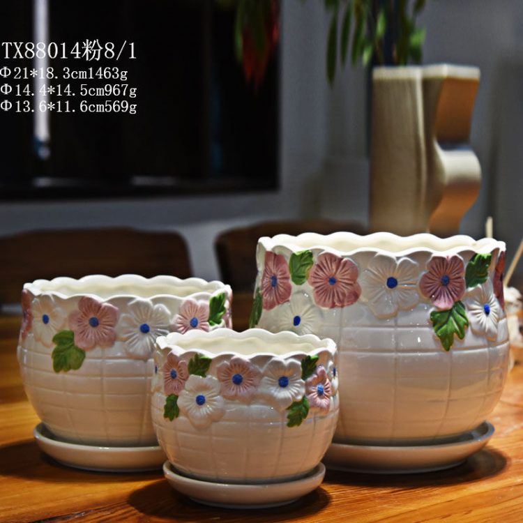 ceramic flower vase
