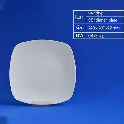 Soft Square french dinner plates