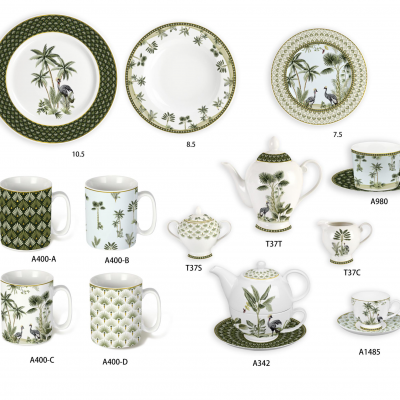 r Fine Porcelain Kitchen Spanish Floral Design New Bone China