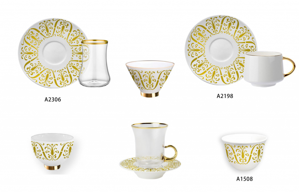 Ceramic Multicolor Fine Porcelain Kitchen Spanish Floral Design New Bone China