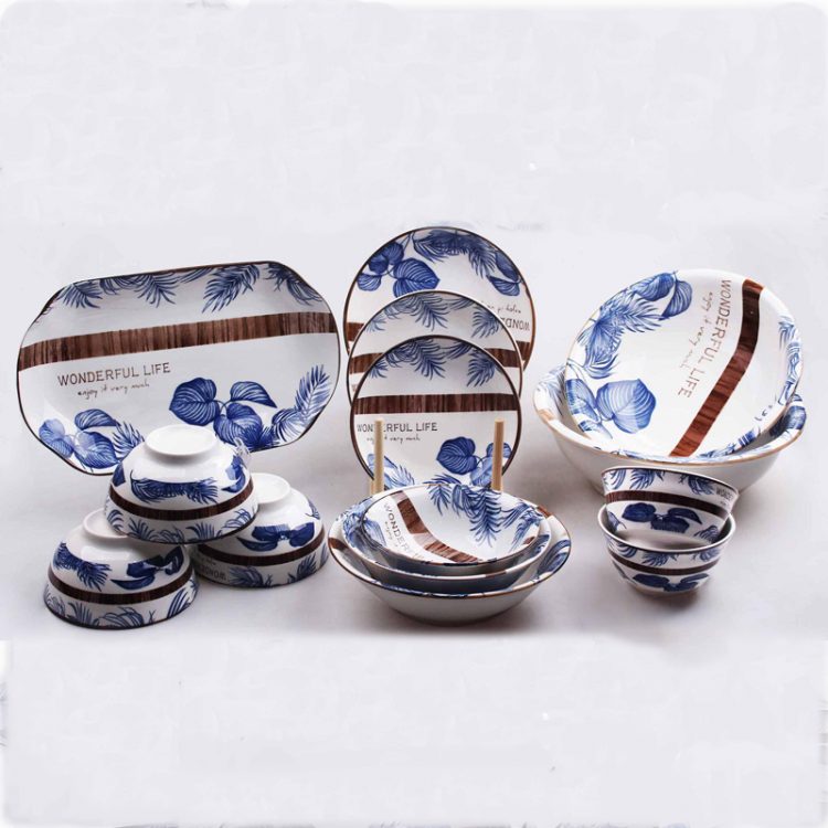 Pad print dinnerware set