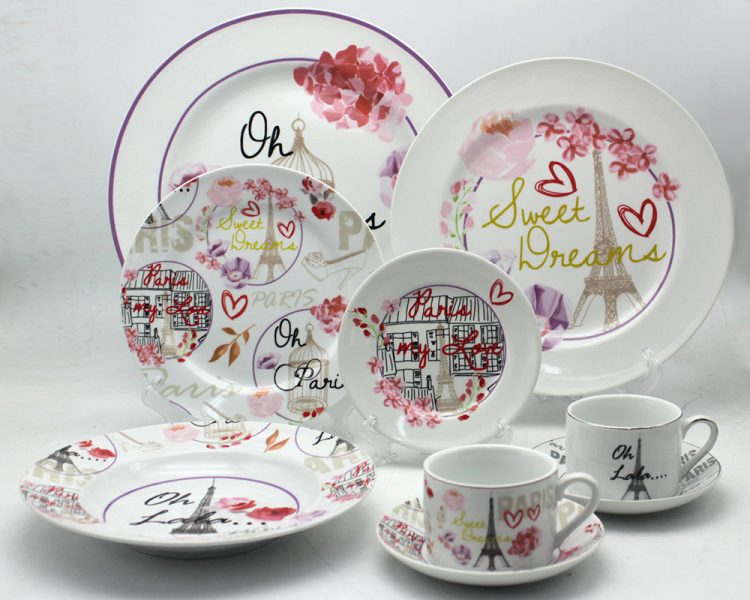 gibson white dinnerware