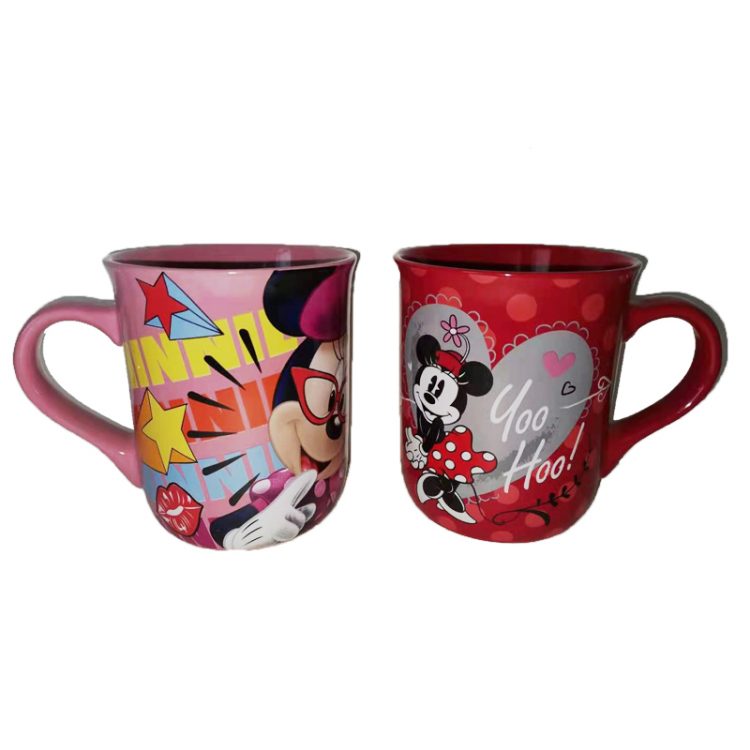 Stoneware Mug Minnie Red Pink