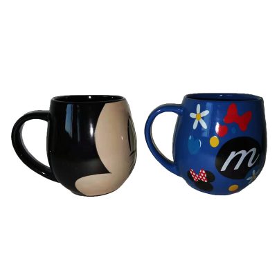 Stoneware Mug Mickey Black Blue