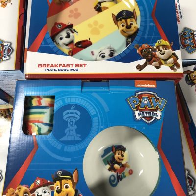 PAW Patrol Breakfast Set Porcelain Plate Bowl Mug