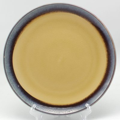 reactive stoneware dinner plate