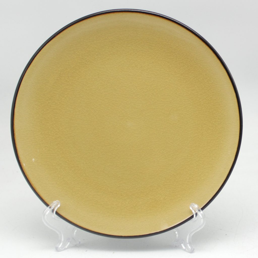 solid stoneware plate