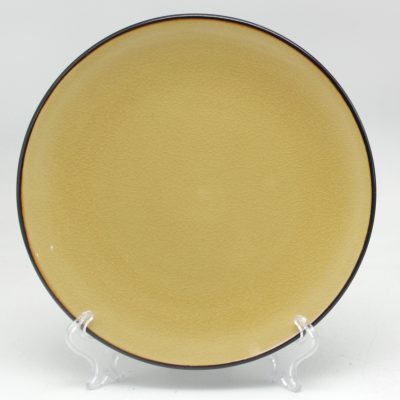 solid stoneware plate
