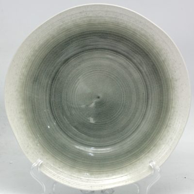reactive dinner plate stoneware