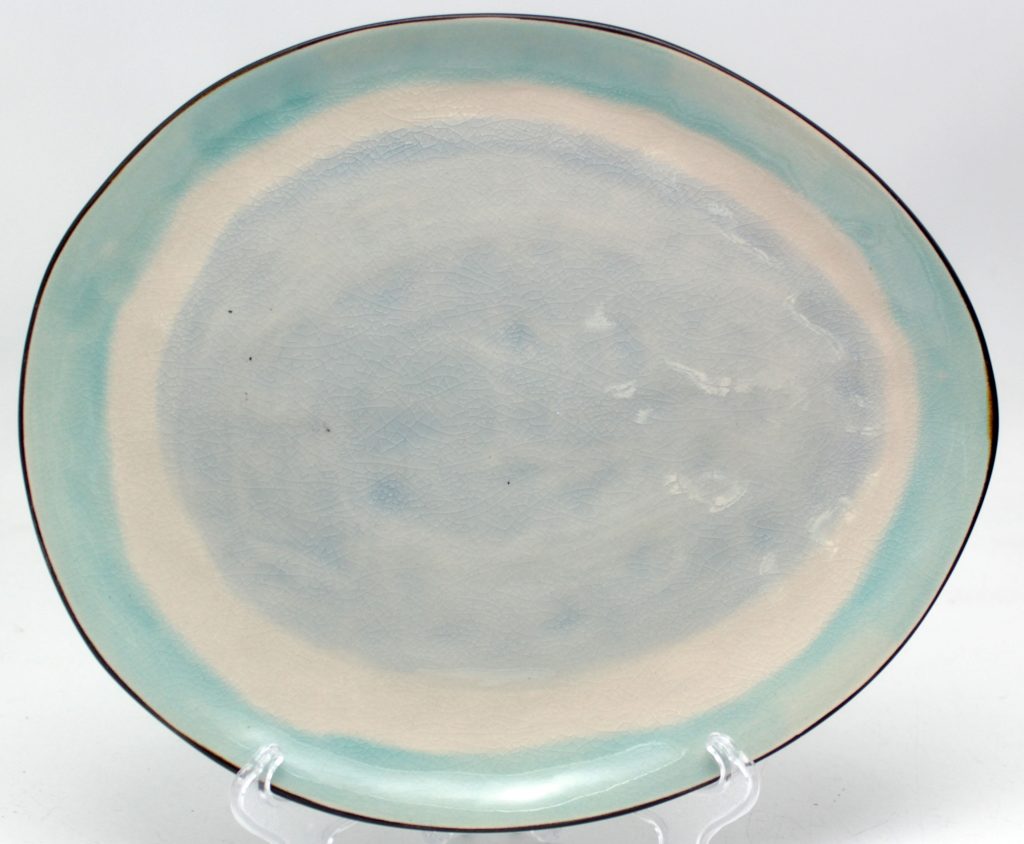 reactive dinner plate glaze