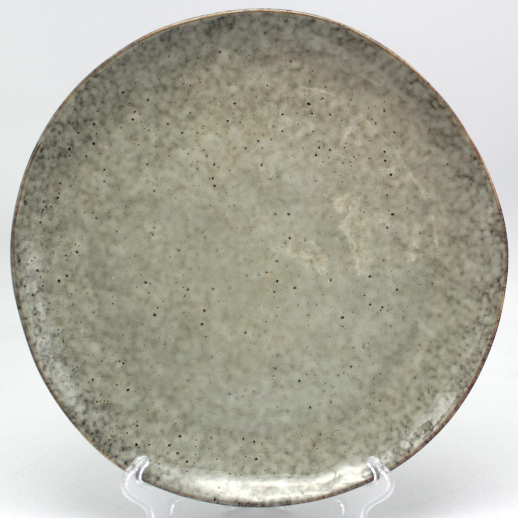 round stoneware dinner plate