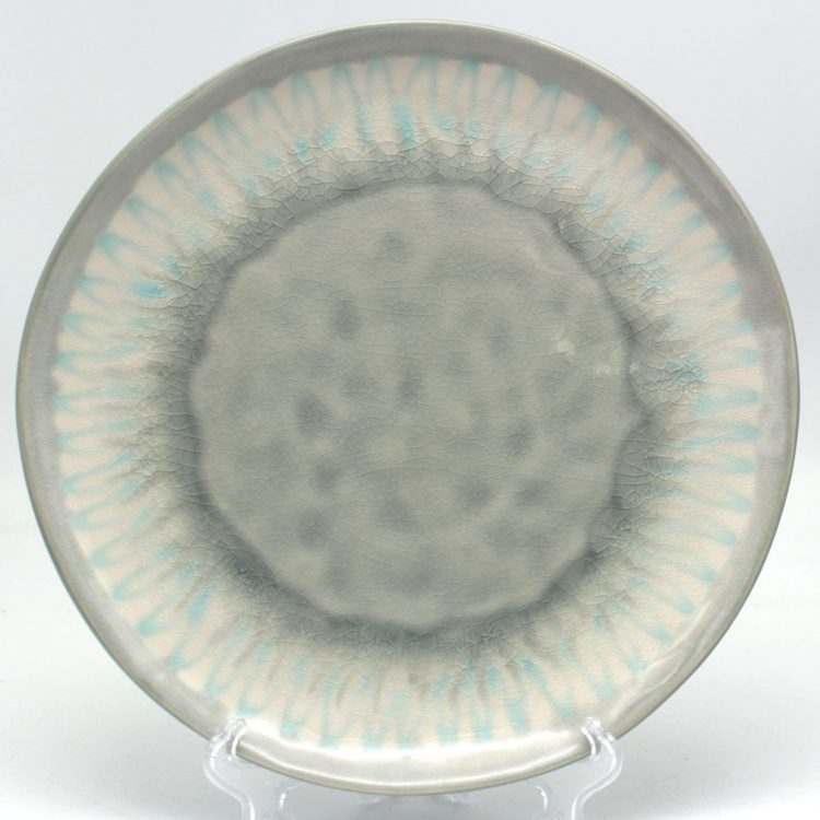 10.5 inch reactive glaze dinner plate
