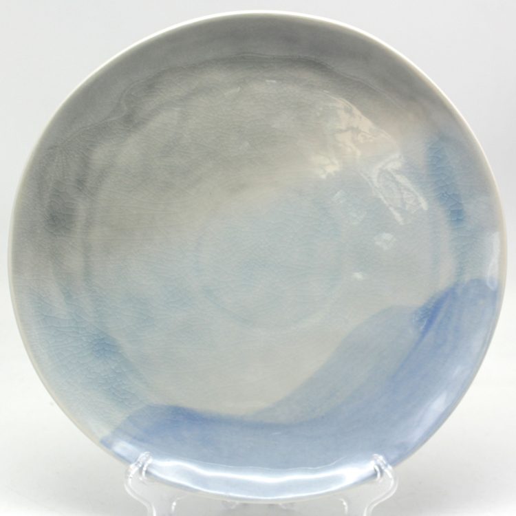 reactive glaze dinner plate