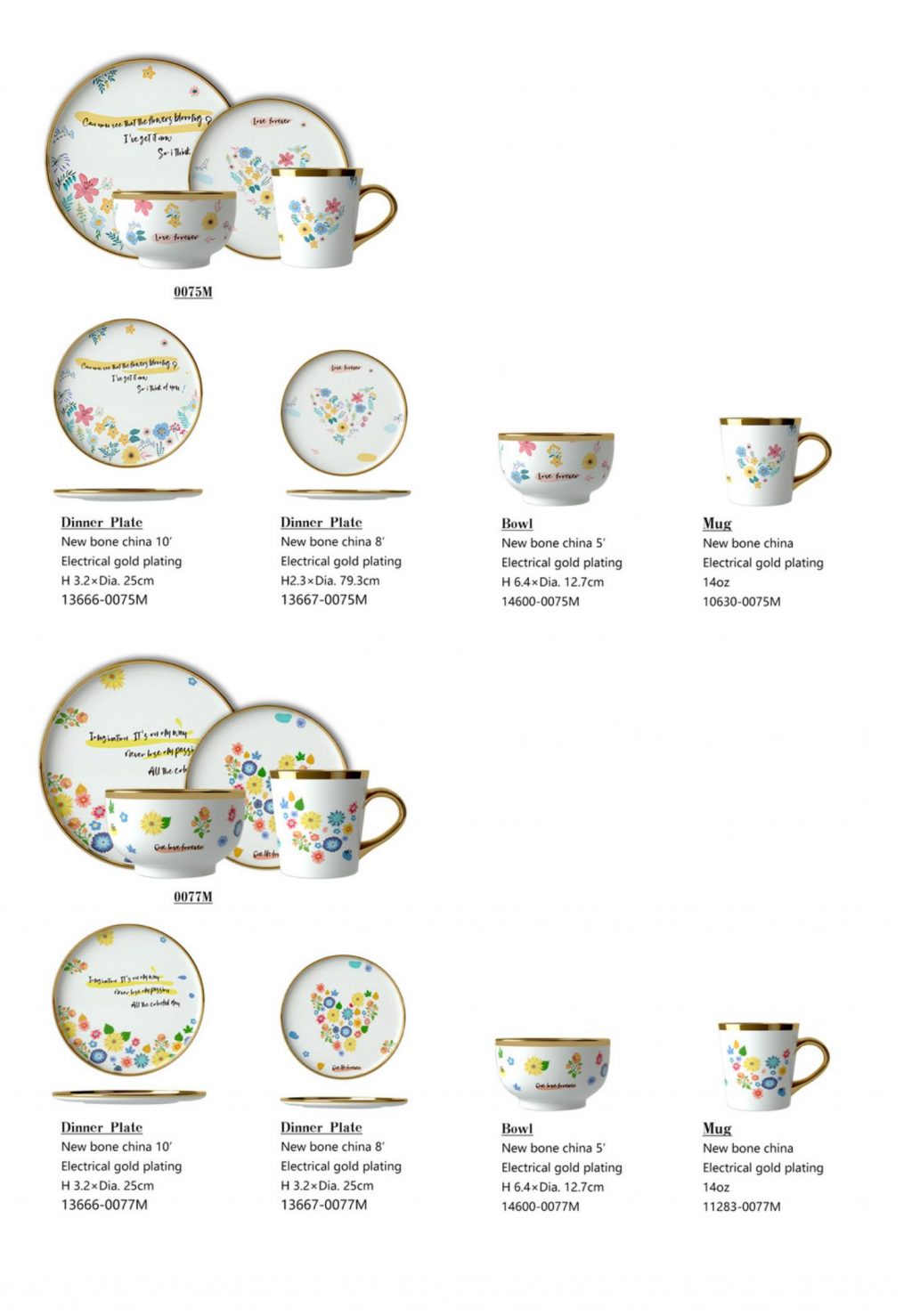 16-Piece Dinnerware Set flower table featuring the artistry of Louise Le Luyer Spring welcome of rebirth and hopes