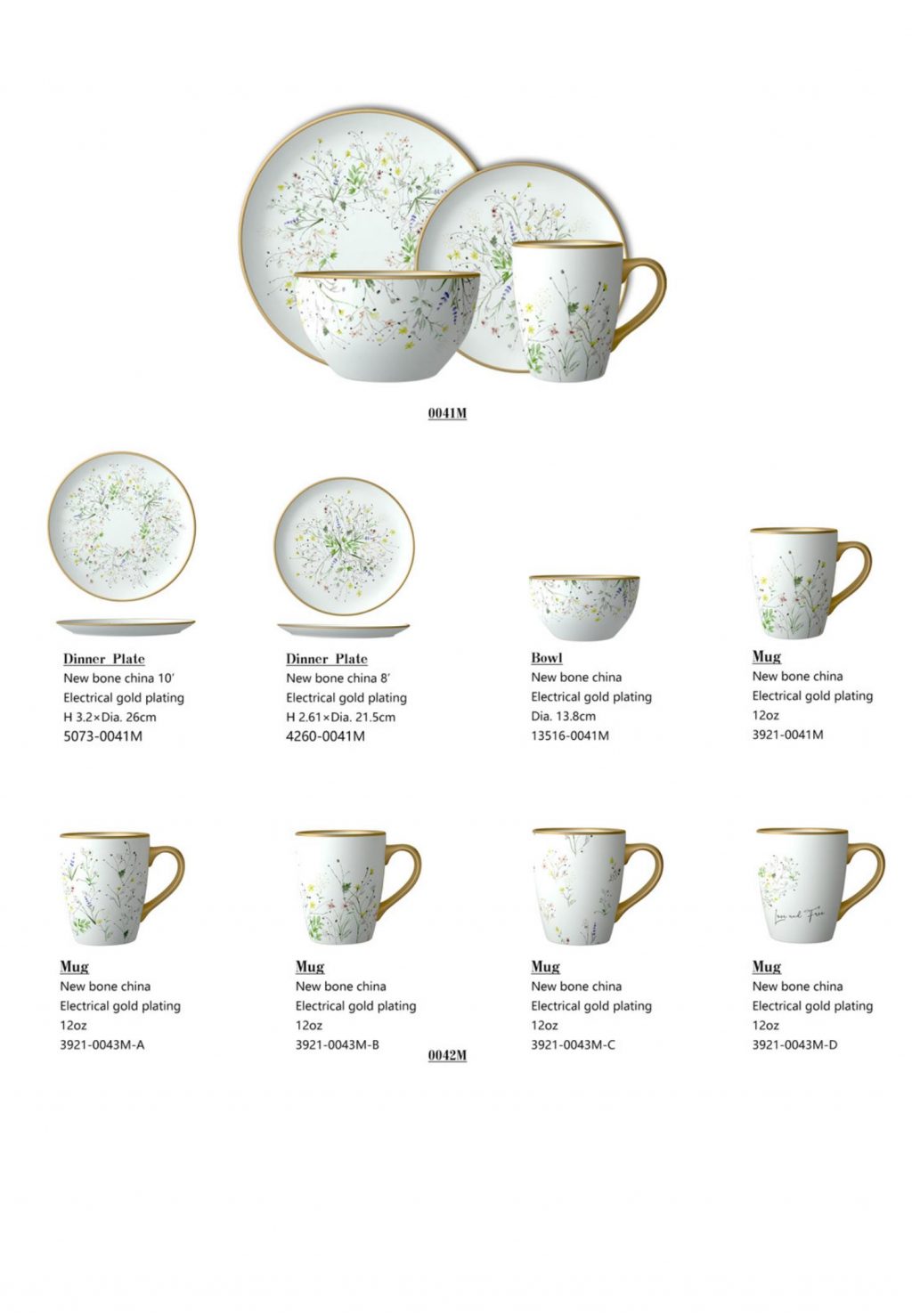 16-Piece mikasa dinnerware set rimmed gold tableware