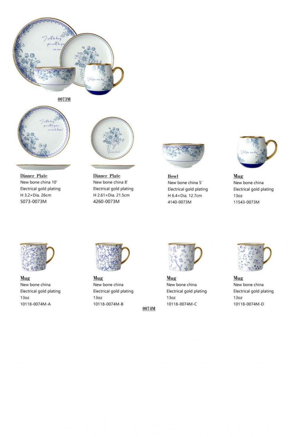 16-Piece unique Dinnerware Set rimmed gold