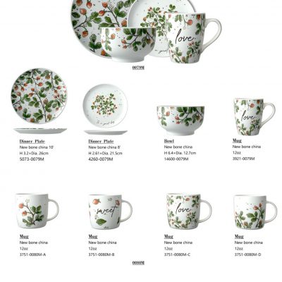 16-Piece rustic dinnerware set