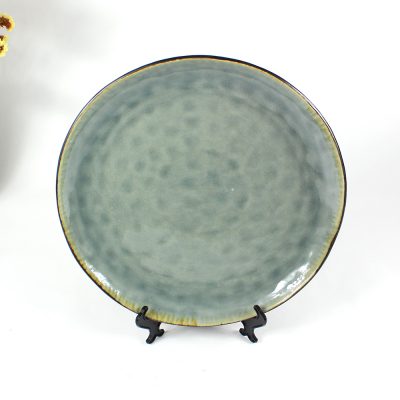 crackle glaze plate