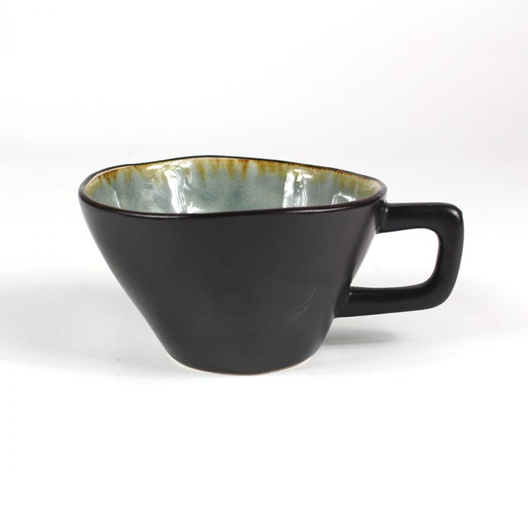 crackle glaze mug