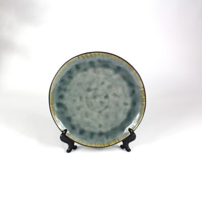 crackle glaze plate