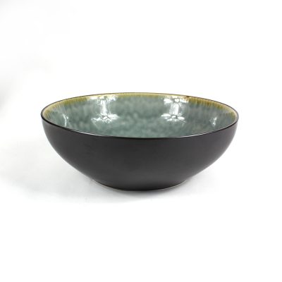 crackle glaze salad bowl