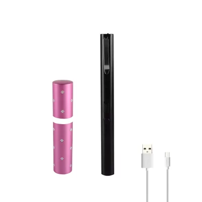 pink lipstick black pen Stun Gun