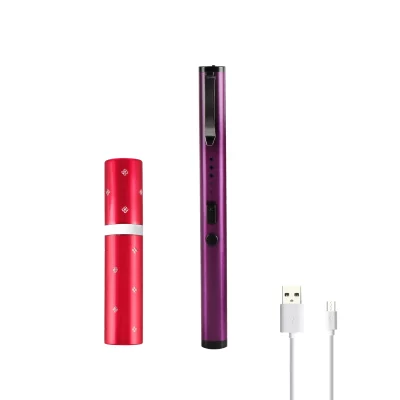 red lipstick purple pen Stun Gun