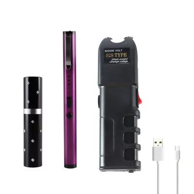 black lipstick purple pen heavy Stun Gun
