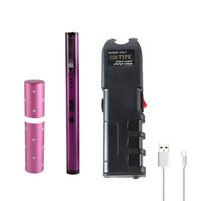 pink lipstick purple pen heavy Stun Gun