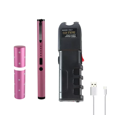 red lipstick Pink pen Stun Gun
