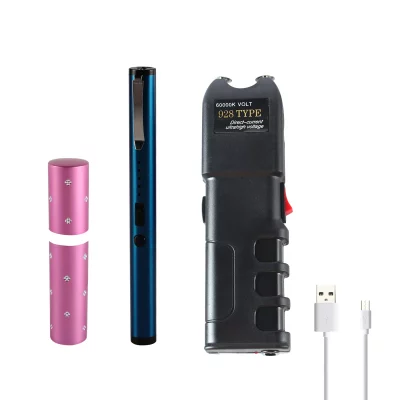 pink lipstick blue pen heavy Stun Gun