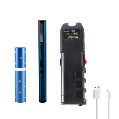 blue lipstick blue pen heavy Stun Gun