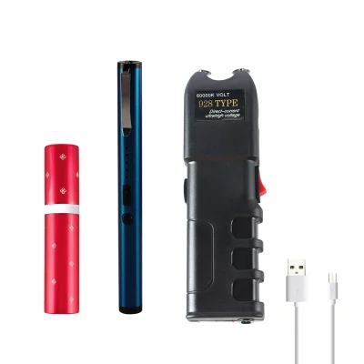 red lipstick blue pen heavy Stun Gun