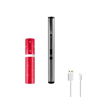 red lipstick silvery pen Stun Gun