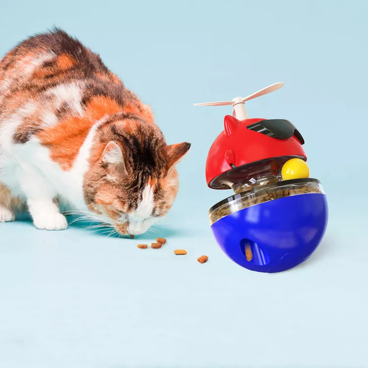 Tumbler Cat Toy Electric Laser Feeder Ball, interactive cat toys