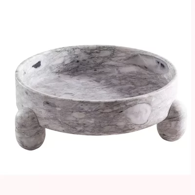 grey elevate dog bowl