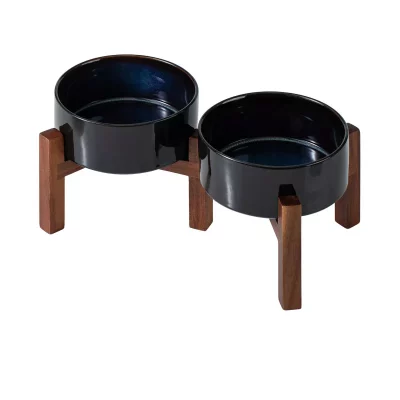 ceramic dog bowls with stand2