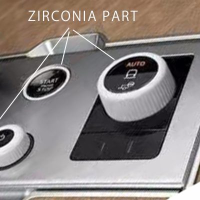 zirconia ceramic knob