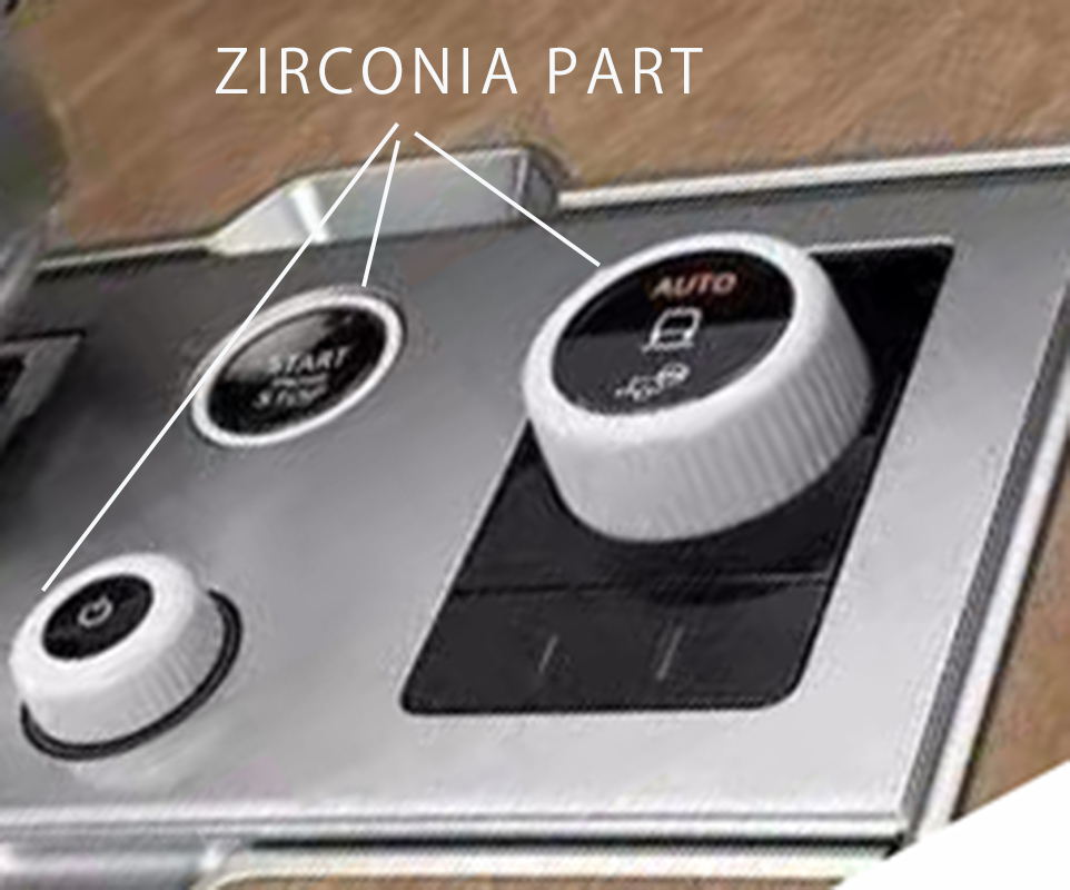 zirconia ceramic knob