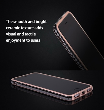 The smooth and bright ceramic texture adds visual and tactile enjoyment to users