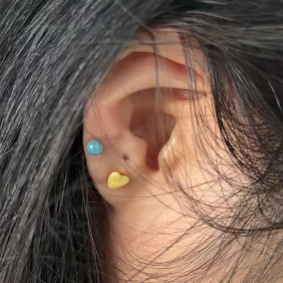 yellow_and_blue_ceramic_earrings