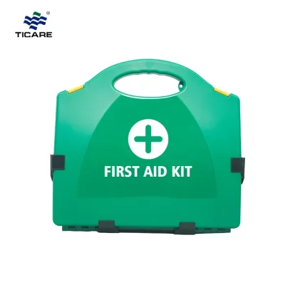 TICAREFAK Empty First Aid Box Plastic With Dividers