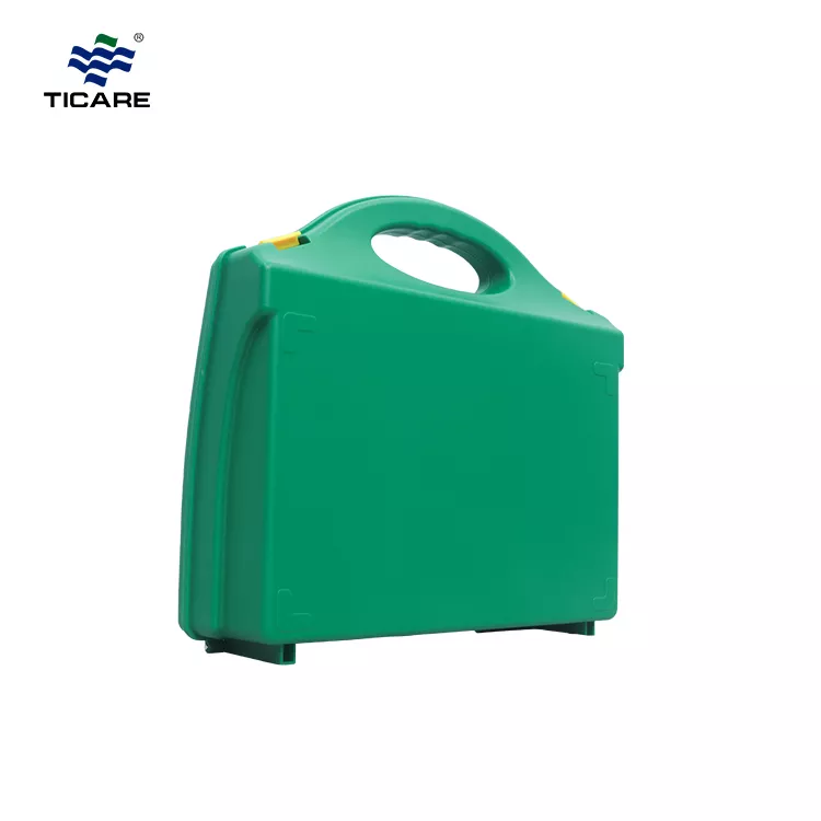 TICAREFAK Empty First Aid Box Plastic With Dividers