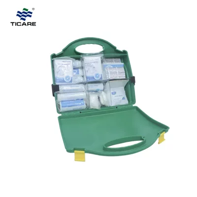 TICAREFAK Empty First Aid Box Plastic With Dividers