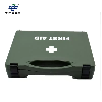 Empty First Aid Cabinet with White Cross, For Workplack Box & Vehicle Kit, Size 26 x 21 x 16 cm