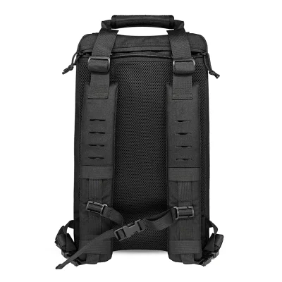 Crew member accessing a maritime trauma kit on a vessel deck during an emergency response scenario